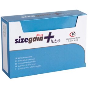 500 Cosmetics Sizegain Plus Lube Lubricante Efecto Frio 8436566181884