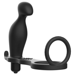 Addicted Toys Plug Anal Con Anillo Silicona Negro 12 cm 8435565913557