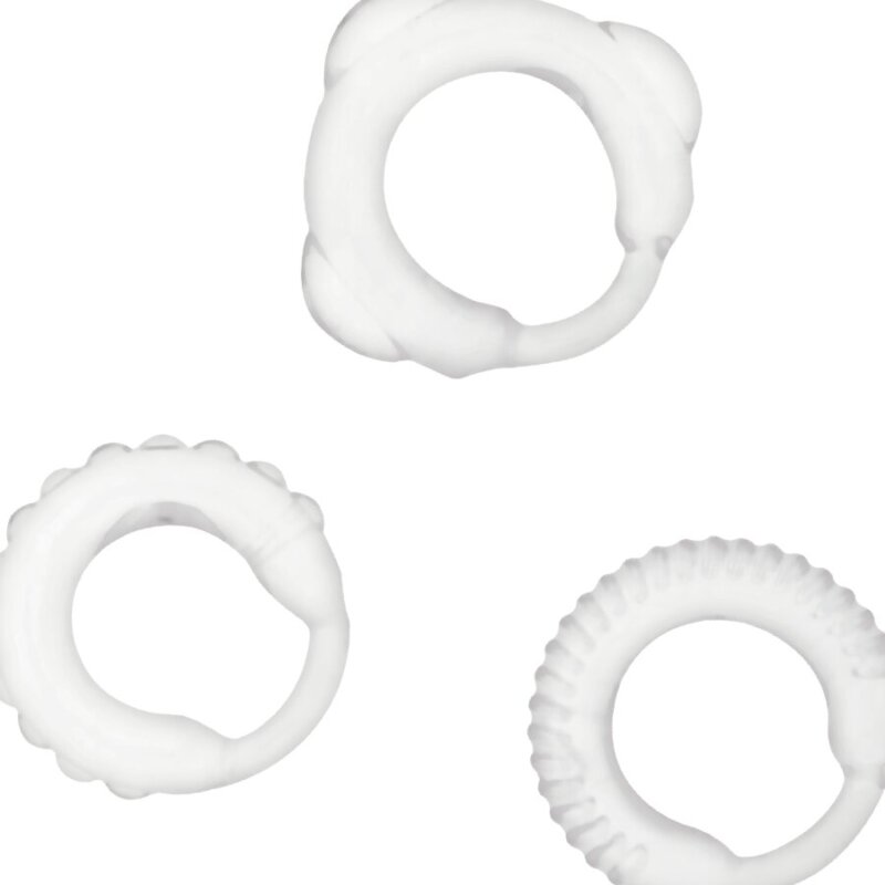 Addicted Toys Set 3 Anillos Pene Clear 6 addicted toys set 3 anillos pene clear 8435565909178