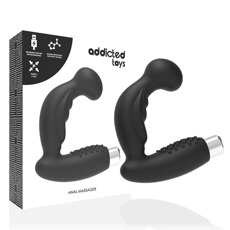 Addicted Toys Vibrador Prosttico Recargable Model 3 Negro 6 addicted toys vibrador prosttico recargable model 3 negro 8435565907303