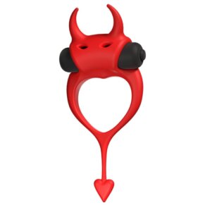 Adrien Lastic Devol Cockring Anillo Vibrador Rojo 8433345306049
