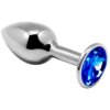 Alive Anal Pleasure Mini Plug Metal Azul Talla M 8433345700953