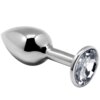 Alive Anal Pleasure Mini Plug Metal Blanco Talla M 8433345700922