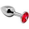 Alive Anal Pleasure Mini Plug Metal Rojo Talla L 8433345700984