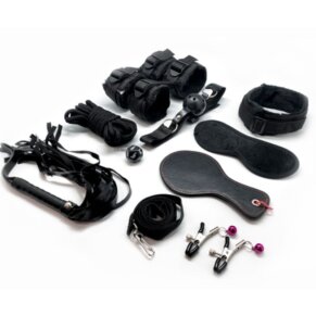 Alive Fury Kit 10 Piezas Bdsm Negro 8433345336190