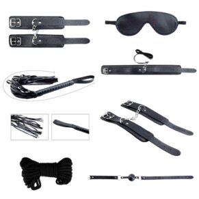 Alive Secret Desires Kit 7 Piezas Bdsm Negro 8433345335599