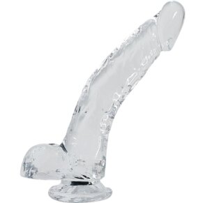 Alive Stallion Pene Realistico Transparente 22 cm 8433345206707