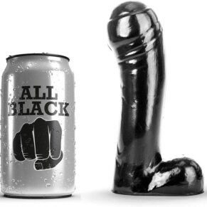 All Black Dildo Negro 15 cm 5420044205578