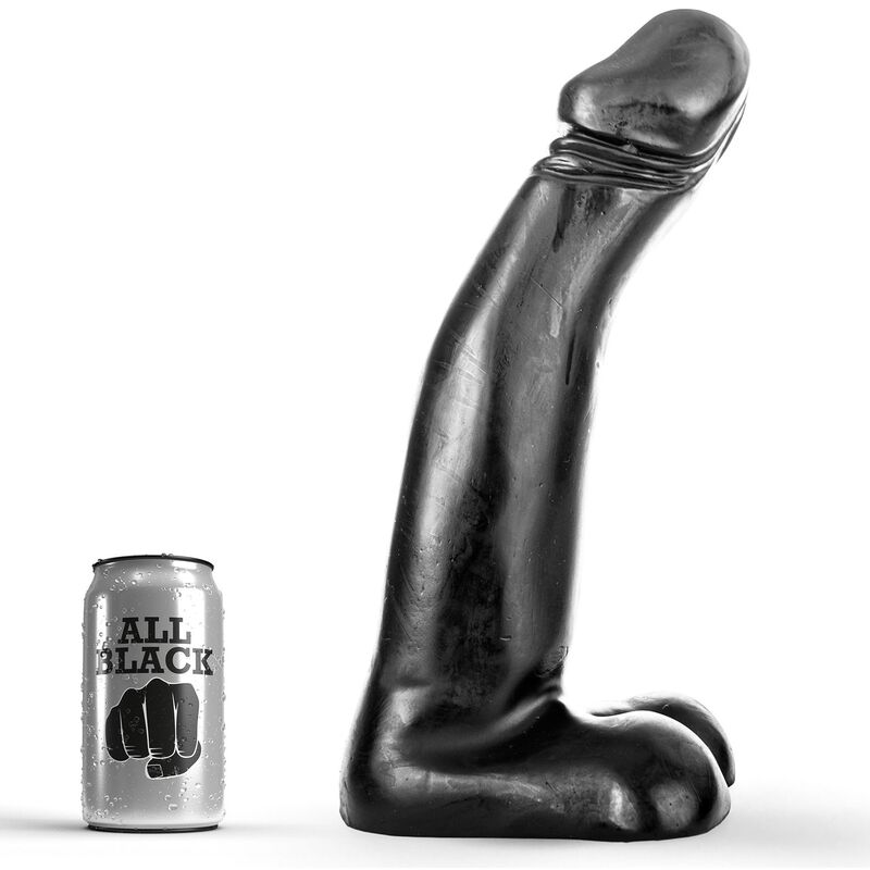 All Black Dildo Realista Negro Fisting 29 cm 6 all black dildo realista negro fisting 29 cm 5420044200634