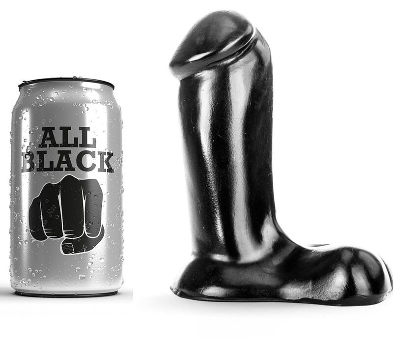 All Black Dildo Realistico 14 cm 6 all black dildo realistico 14 cm 5420044205561