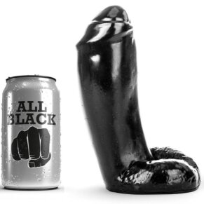 All Black Dildo Realistico 18 cm 5420044205592