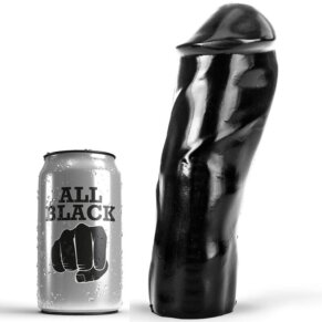 All Black Dildo Realistico 20 cm 5420044205608