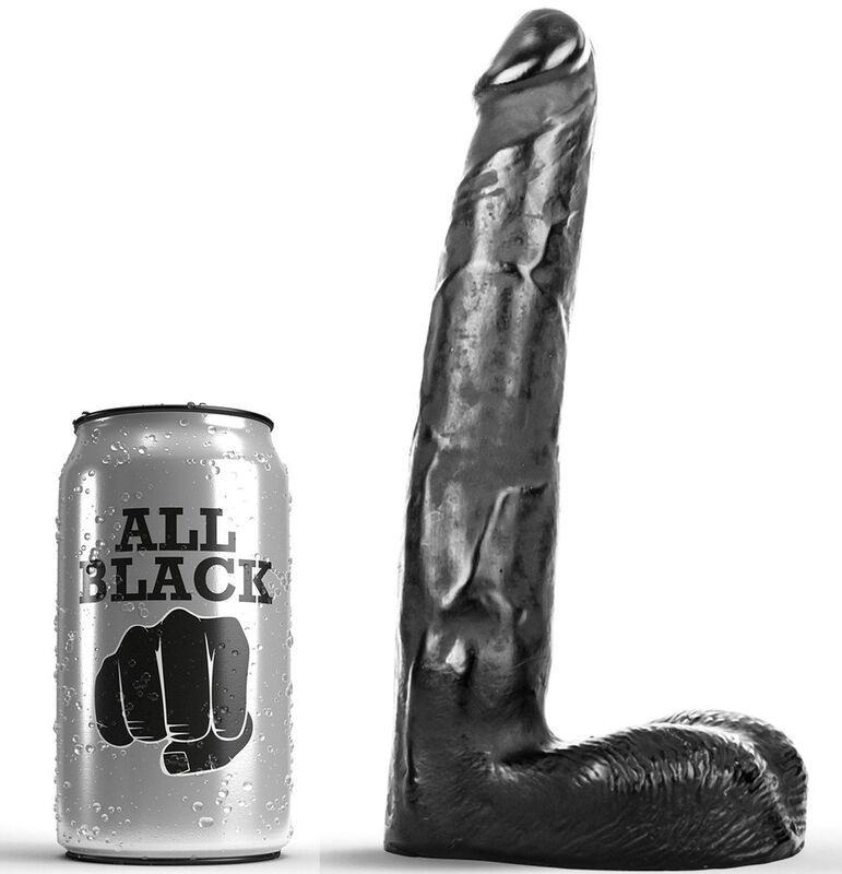 All Black Dildo Realistico 21 cm 6 all black dildo realistico 21 cm 5420044200443