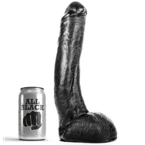 All Black Dong 29 cm Curvado 5420044200559