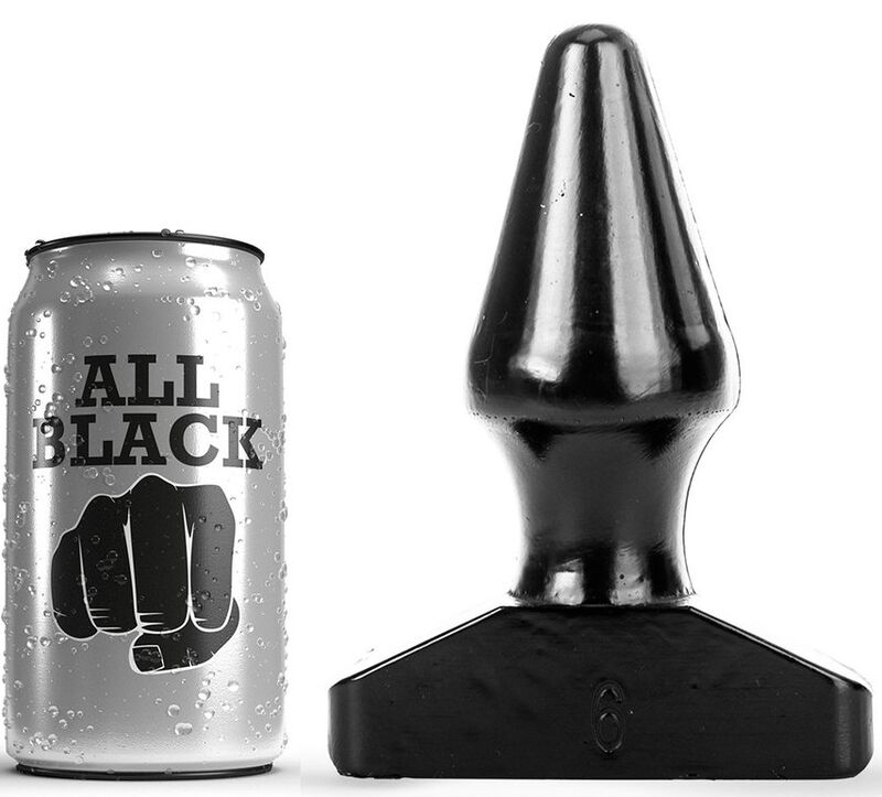 All Black Plug Anal 15,5 cm 6 all black plug anal 155 cm 5420044219865