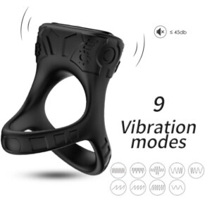 Armony Anillo Vibrador & Multiposición Negro 6972377361821