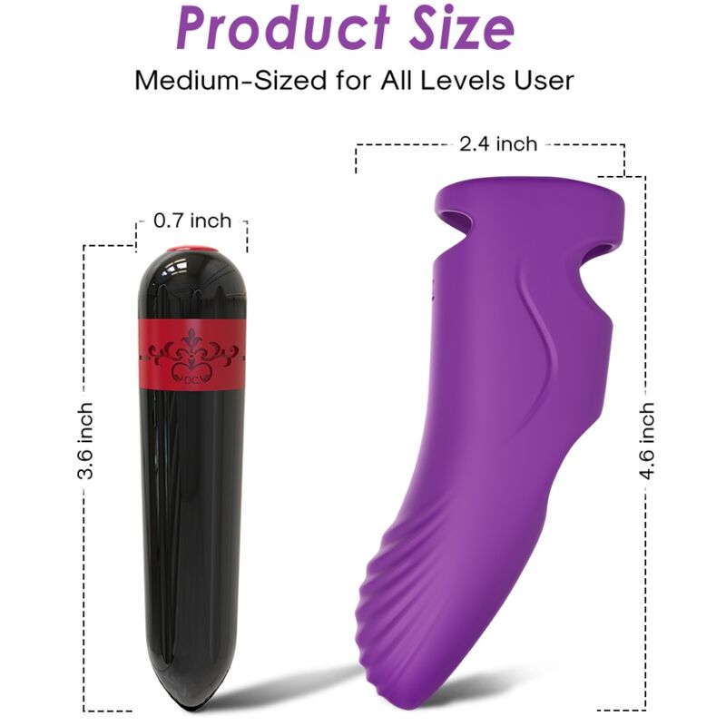 Armony Aurora Vibrador Dedal Violeta 6 armony aurora vibrador dedal violeta 6972377361500