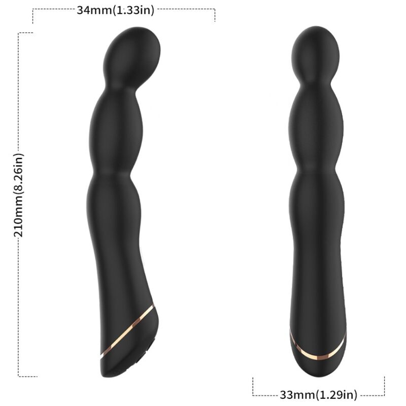 Armony Bambu Vibrador Ajustable Negro 6 armony bambu vibrador ajustable negro 6972377361715