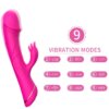 Armony Dildo Vibrador Rabbit Silicona Fucsia 6972377361654