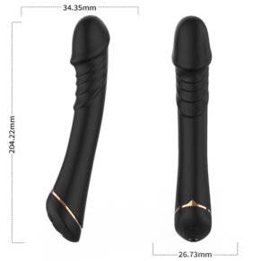 Armony Dildo Vibrador Silicona Negro 6972377361708
