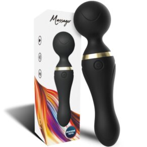 Armony Freeza Masajeador & Vibrador Cabeza Flexible Negro 6972377362125