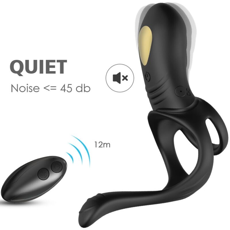Armony Joy Jumper Anillo Vibrador Parejas & Plug Anal Control Remoto Negro 6 armony joy jumper anillo vibrador parejas plug anal control remoto negro 6972377362736