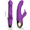 Armony Meteror Dildo Vibrador Rabbit Rotador Violeta 6972377361562