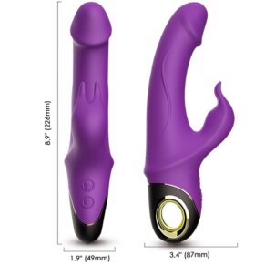 Armony Meteror Dildo Vibrador Rabbit Rotador Violeta 6972377361562