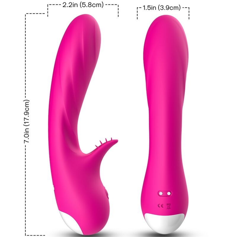 Armony Romance Vibrador Con Estimulador Fucsia 6 armony romance vibrador con estimulador fucsia 6972377361326