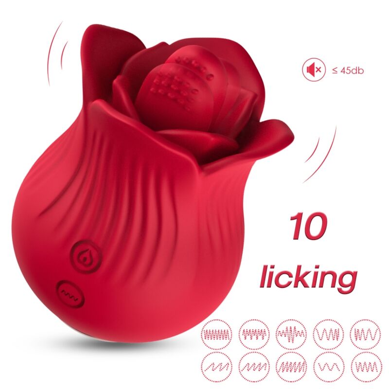 Armony Rosa Vibrador & Estimulador Rojo 6 armony rosa vibrador estimulador rojo 6972377362033