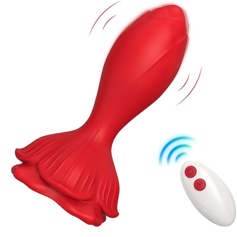 Armony Rosa Vibrador & Plug Anal Pequeño Control Remoto Rojo 6 armony rosa vibrador plug anal pequeno control remoto rojo 6972377362897