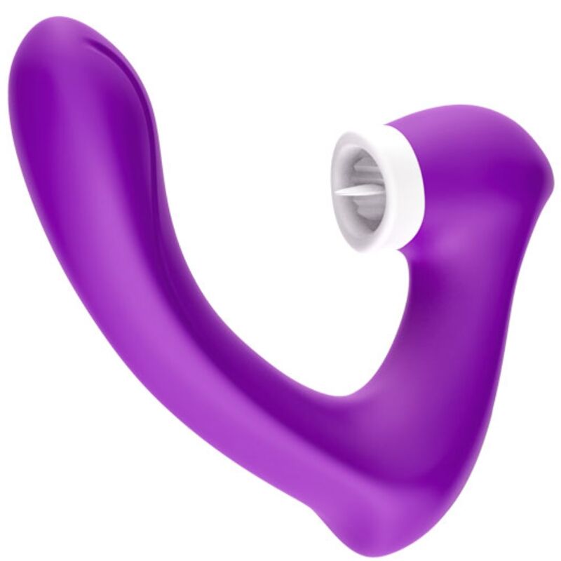 Armony Secretkiss Estimulador Con Lengua Clitoris & Vibrador Curvo Violeta 6 armony secretkiss estimulador con lengua clitoris vibrador curvo violeta 6972377361975