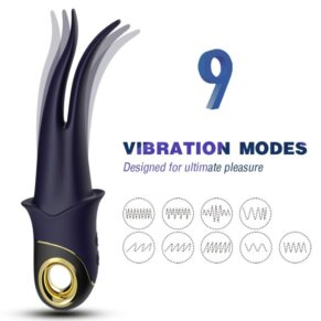 Armony Shadow Vibrador Pinza Azul Oscuro 6972377361586