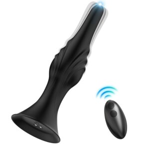 Armony Vibrador & Plug Anal Control Remoto Negro 6972377362811