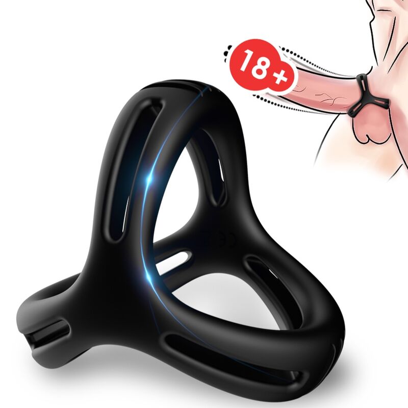 Armony X-Ring Anillo Multiposición Negro 6 armony xring anillo multiposicion negro 6972377362583