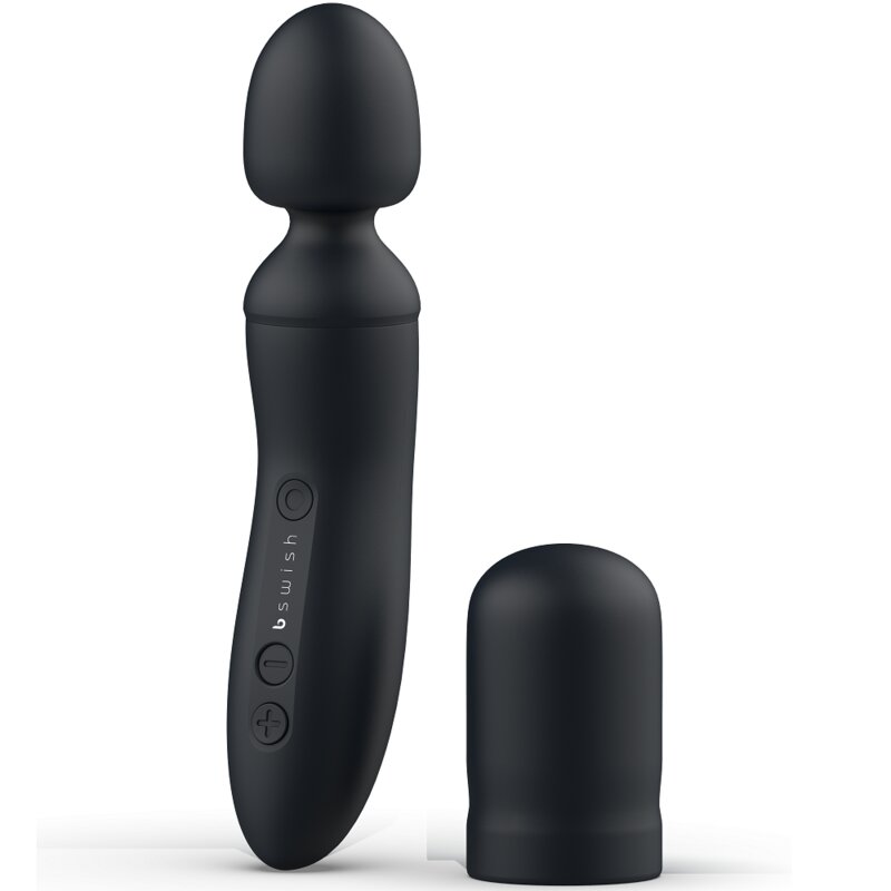B Swish Bthrilled Vibrador Wand Premium Negro 4 b swish bthrilled vibrador wand premium negro 4897106300136