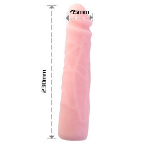 Baile Dildo Silicona Tacto Piel Realistico 23 cm 8435565916527