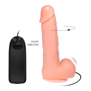 Baile Dong Dildo Realistico Vibracion Y Rotacion 20 cm 8435565918354