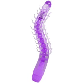 Baile Flexi Vibe Sensual Spine Bendable Vibrating Dildo Lila 23.5 cm 8435565918347