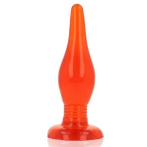 Baile Plug Anal Tacto Suave Rojo 14.2 cm 8435565915933