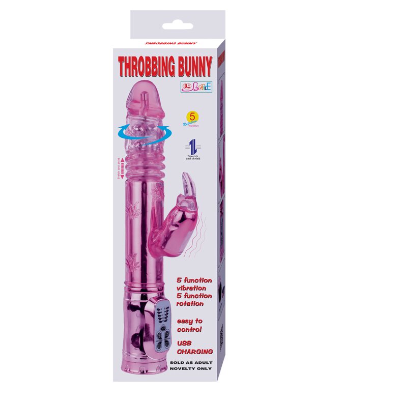 Baile Throbbing Bunny Rotador Rampante Rosa 6 baile throbbing bunny rotador rampante rosa 8435565918132