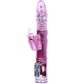 Baile Vibrador Recargable Con Rotacion Y Estimulador Throbbing Butterf 8435565918293