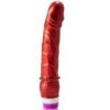 Baile Vibrador Rojo Realistico 23 cm 6959532301717