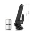 Basecock Vibrador Realistico Control Remoto Negro 18.5 cm -O- 4cm 8435565908331