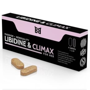Black Bull Libidine & Climax Aumento Líbido Para Mujer 4 Cápsulas 8435566040764