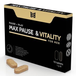 Black Bull Max Pause & Vitality Retardante Para Hombre 10 Cápsulas 8435566040696