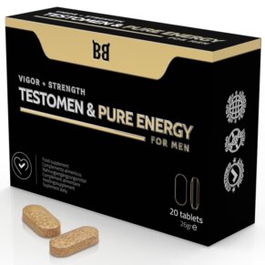 Black Bull Testomen & Pure Energy Potenciador Para Hombre 20 Cápsulas 8435566040740