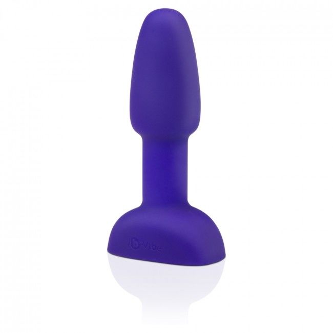 B-Vibe Rimming Control Remoto Anal Plug Petite Lila 6 bvibe rimming control remoto anal plug petite lila 489080819304