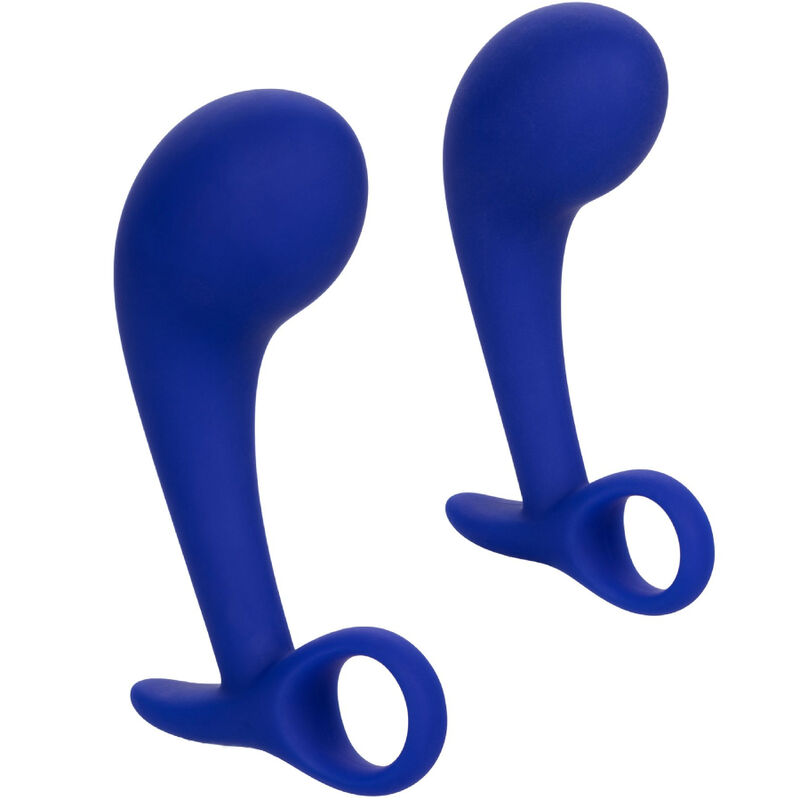 Calexotics Admiral Set 2 Plug Anal Azul 6 calexotics admiral set 2 plug anal azul 716770101686