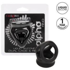 Calexotics Alpha Anillo De Jaula Doble Negro 716770104229